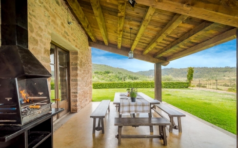 Enjoy the view from porch and barbecue area